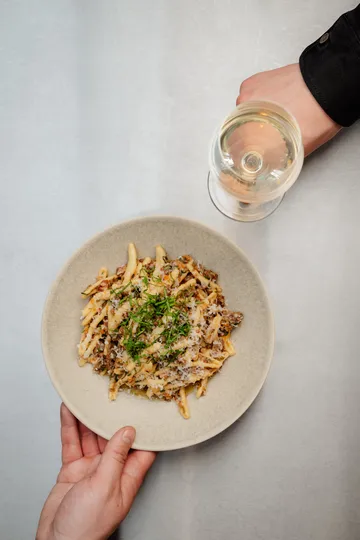 Terra パスタプレート - Beige Stoneware, Ø22,5 cm - Scandi Living | スカンジリビング