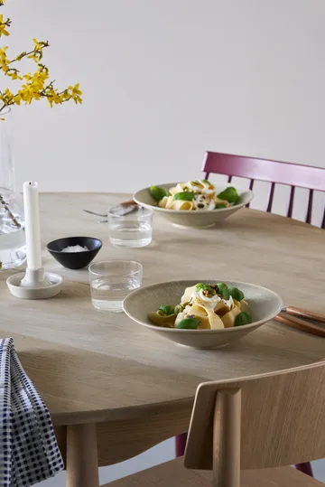 Terra パスタプレート - Beige Stoneware, Ø22,5 cm - Scandi Living | スカンジリビング