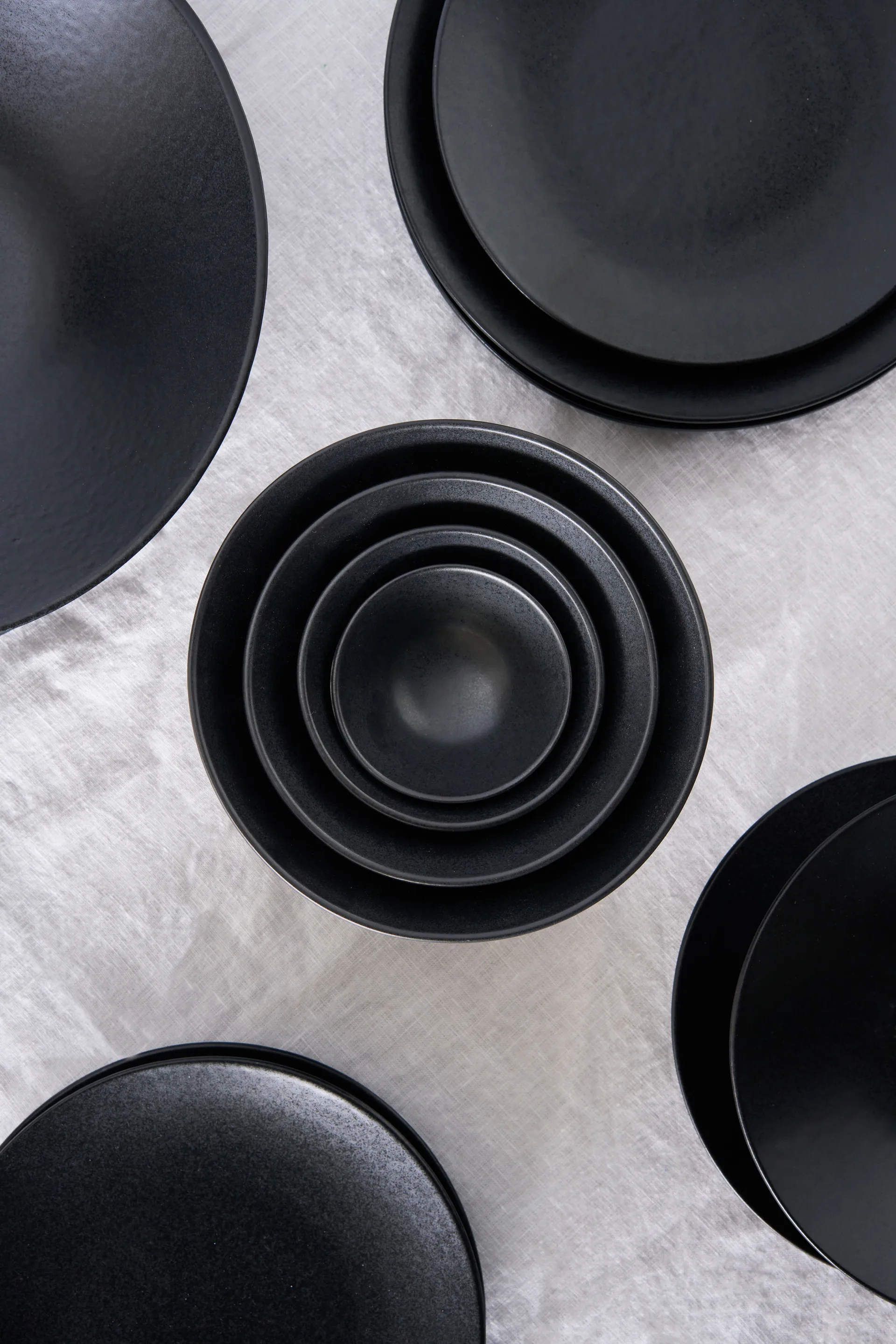Terra サービングボウル, Black Stoneware, Ø12 cm Scandi Living | スカンジリビング