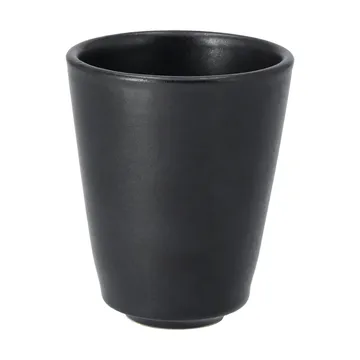 Terra カプチーノカップ - Black Stoneware, 14,5 cl - Scandi Living | スカンジリビング