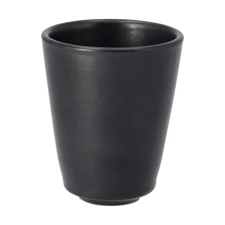 Terra カプチーノカップ - Black Stoneware, 14,5 cl - Scandi Living | スカンジリビング