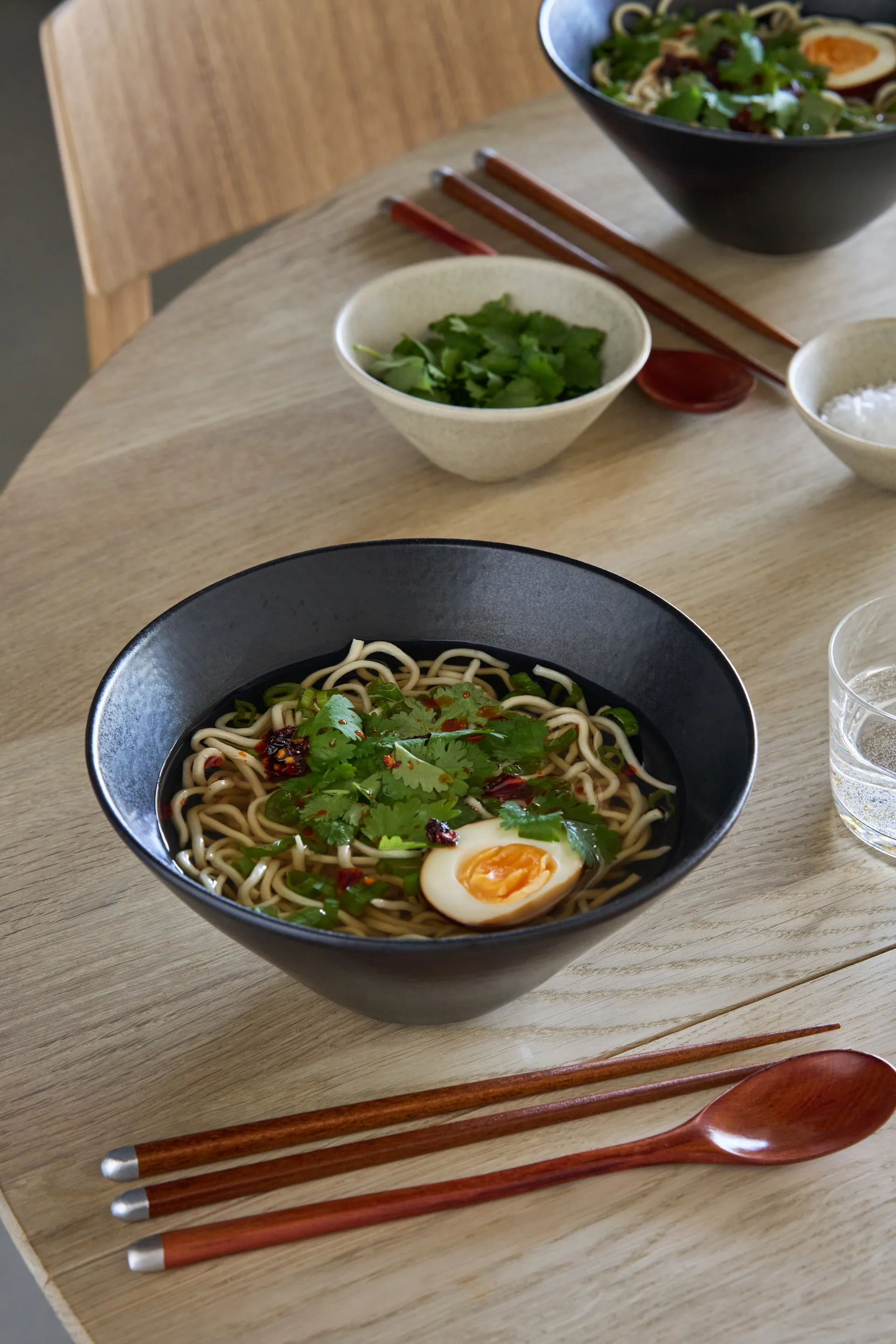 Terra ラーメンボウル, Black Stoneware, Ø20 cm Scandi Living | スカンジリビング