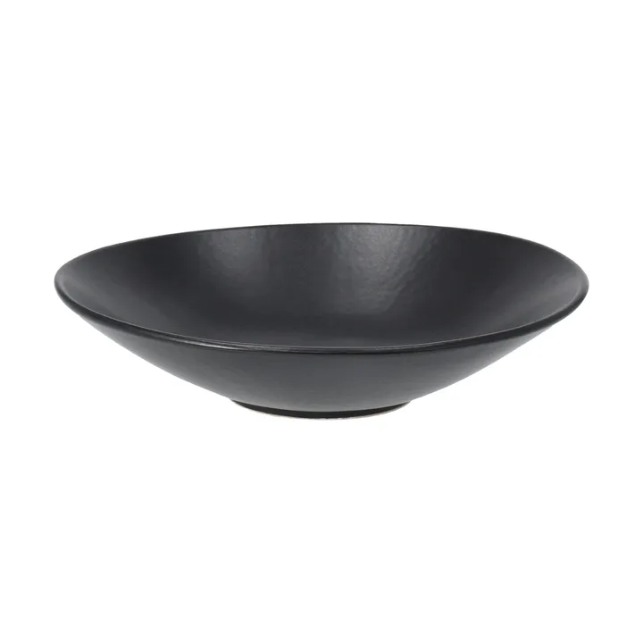 Terra パスタプレート - Black Stoneware, Ø22,5 cm - Scandi Living | スカンジリビング