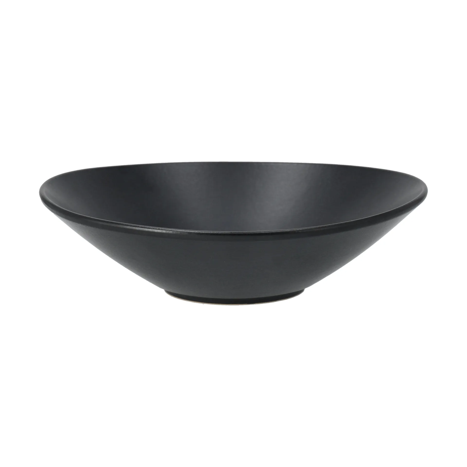 Terra サラダボウル, Black Stoneware, Ø30 cm Scandi Living | スカンジリビング
