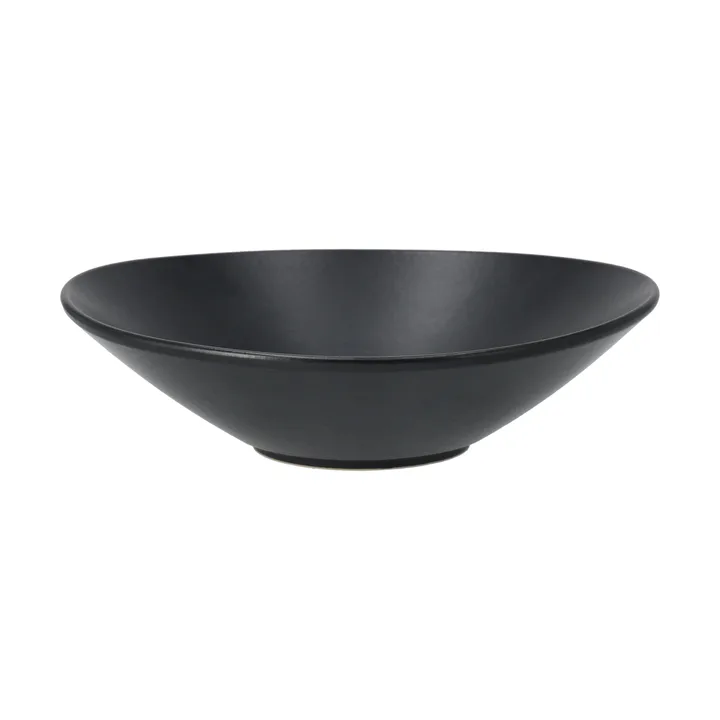 Terra サラダボウル - Black Stoneware, Ø30 cm - Scandi Living | スカンジリビング