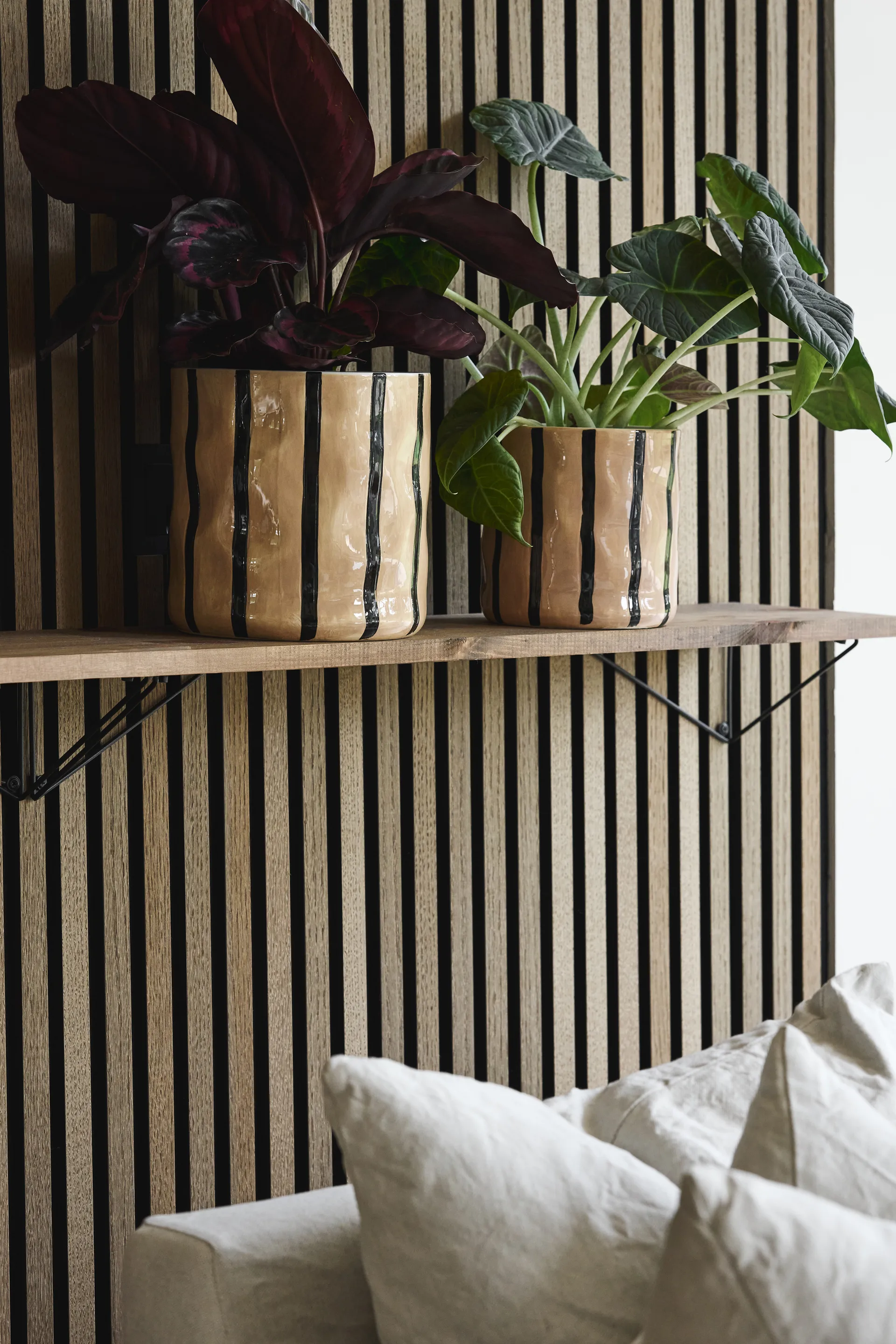 Thrive 植木鉢 Ø20 cm, Beige-Black Scandi Living | スカンジリビング
