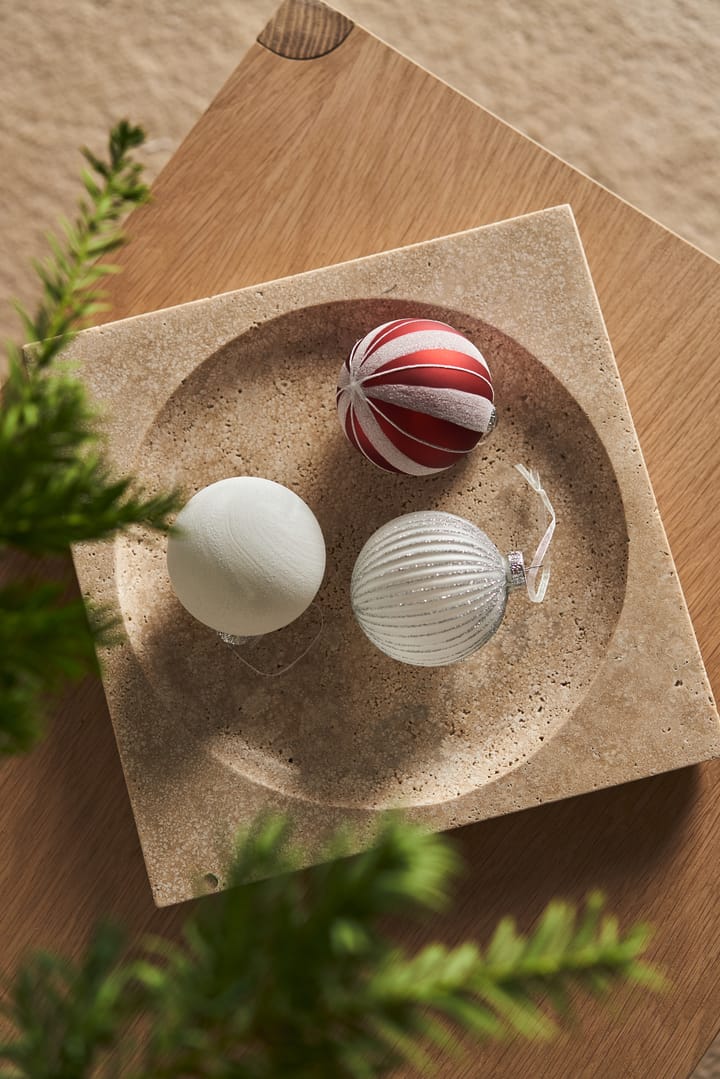 Tradition オーナメント 6個セット, Red/white Scandi Living | スカンジリビング