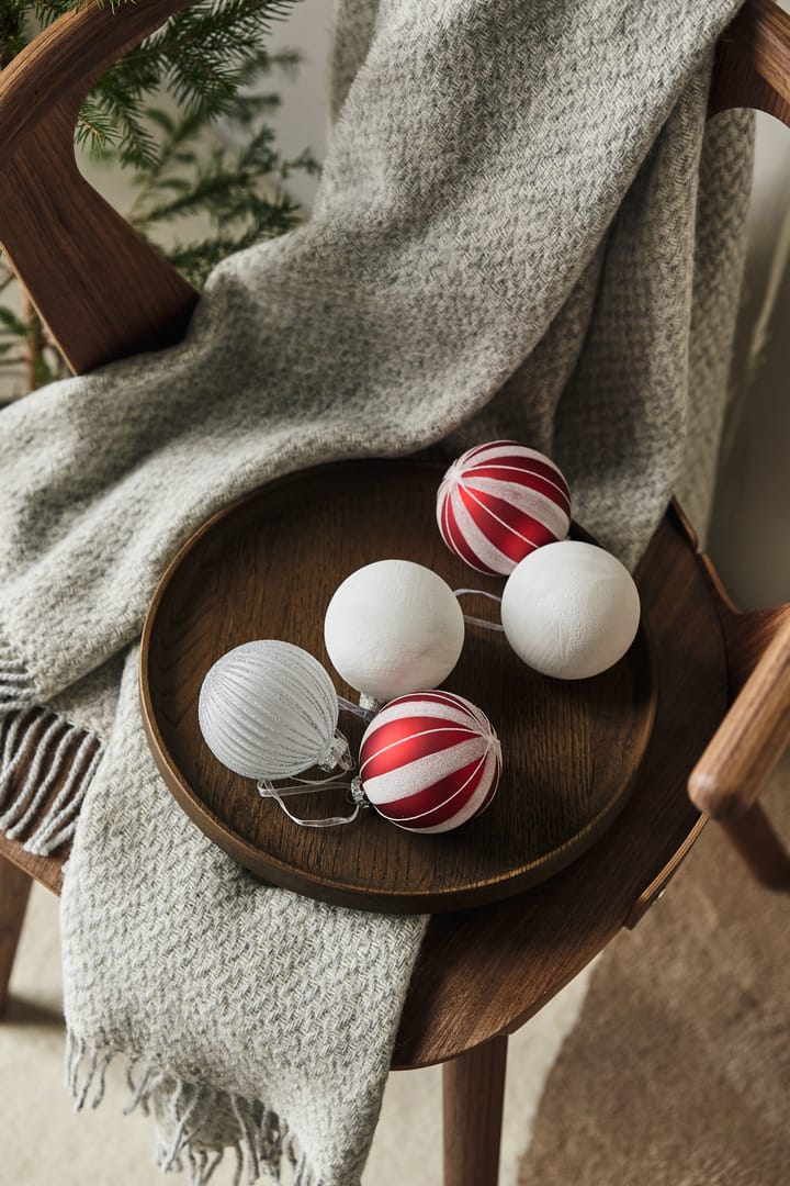 Tradition オーナメント 6個セット, Red/white Scandi Living | スカンジリビング