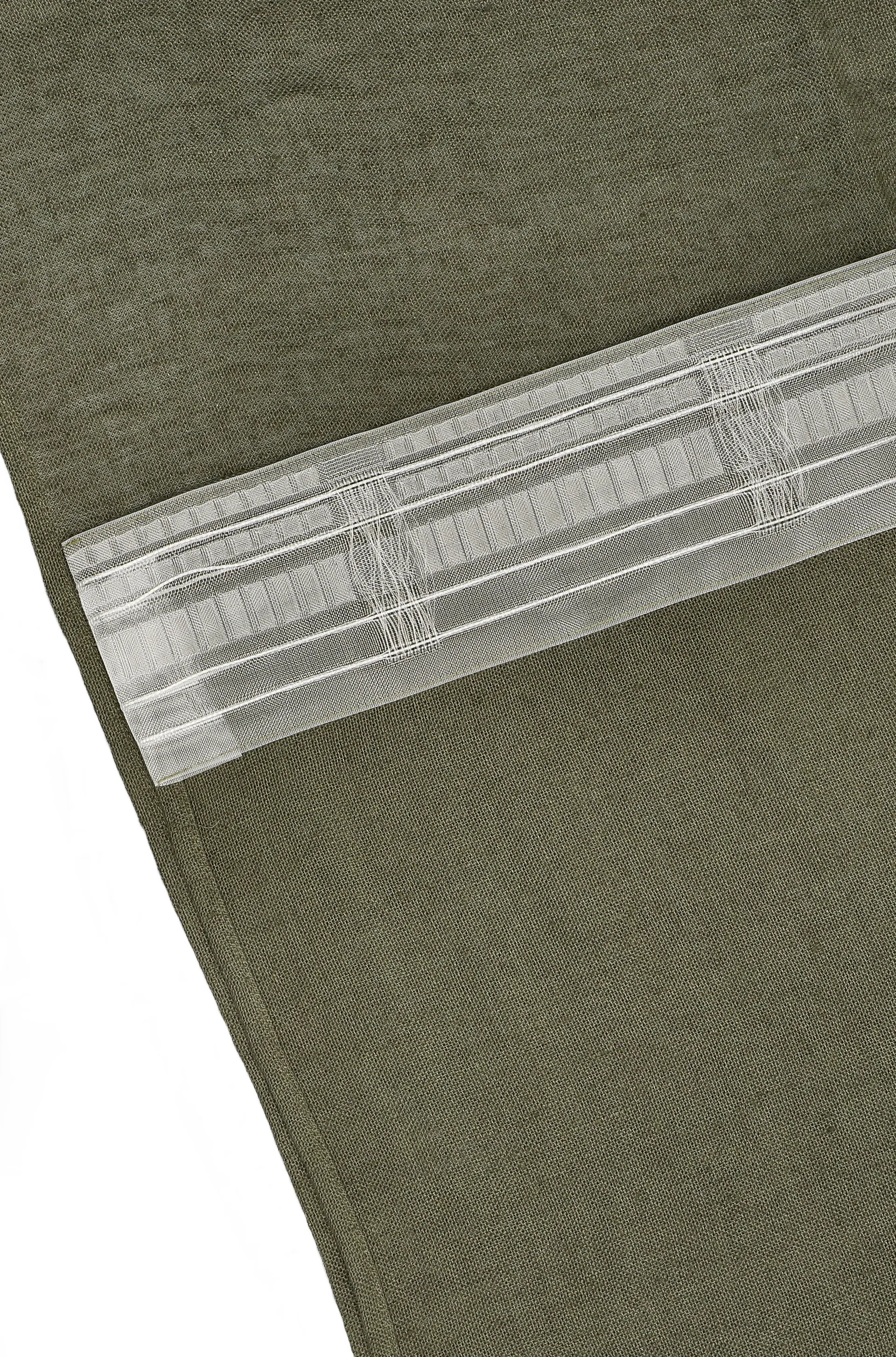 Tranquility マルチバンド付きカーテン 139x250 cm, Forest green Scandi Living | スカンジリビング