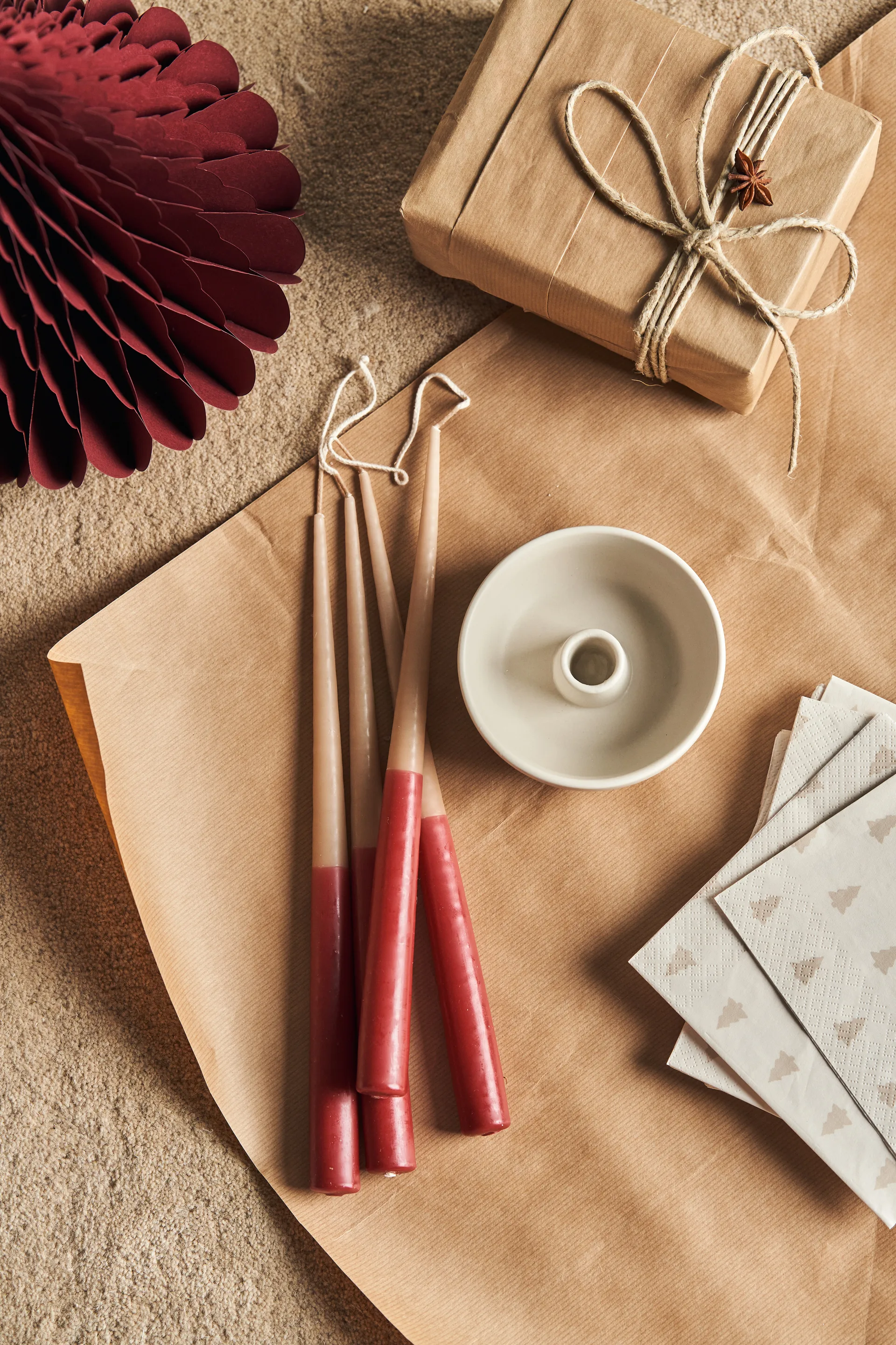 Trees クリスマスツリーデコレーション 2個セット, Red Scandi Living | スカンジリビング