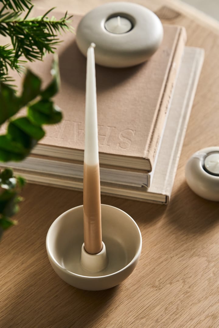 Valley キャンドルスティック Ø12 cm, Beige Scandi Living | スカンジリビング