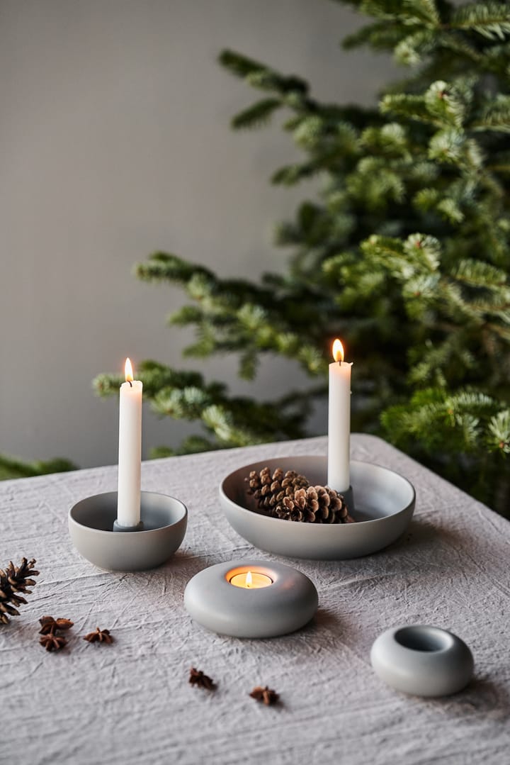 Valley キャンドルスティック Ø12 cm, grey Scandi Living | スカンジリビング