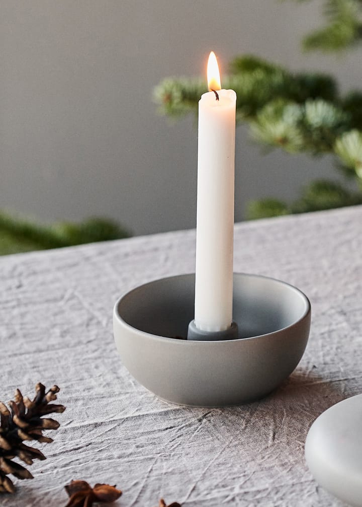 Valley キャンドルスティック Ø12 cm, grey Scandi Living | スカンジリビング