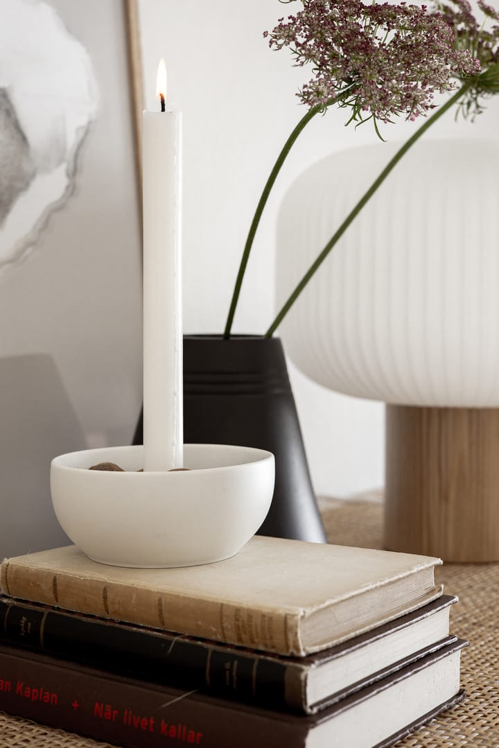 Valley キャンドルスティック Ø12 cm, White Scandi Living | スカンジリビング