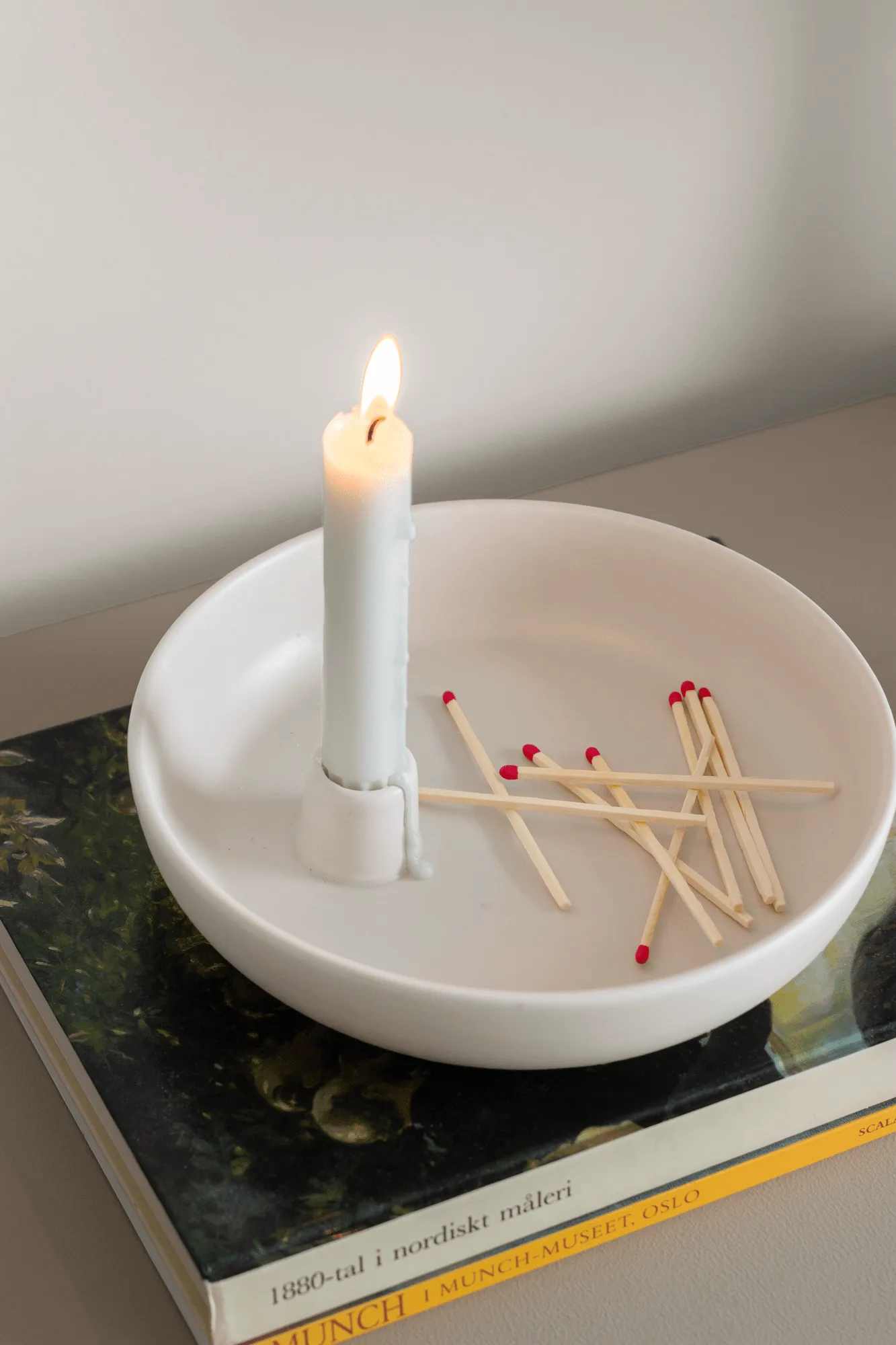 Valley キャンドルスティック Ø21 cm, White Scandi Living | スカンジリビング