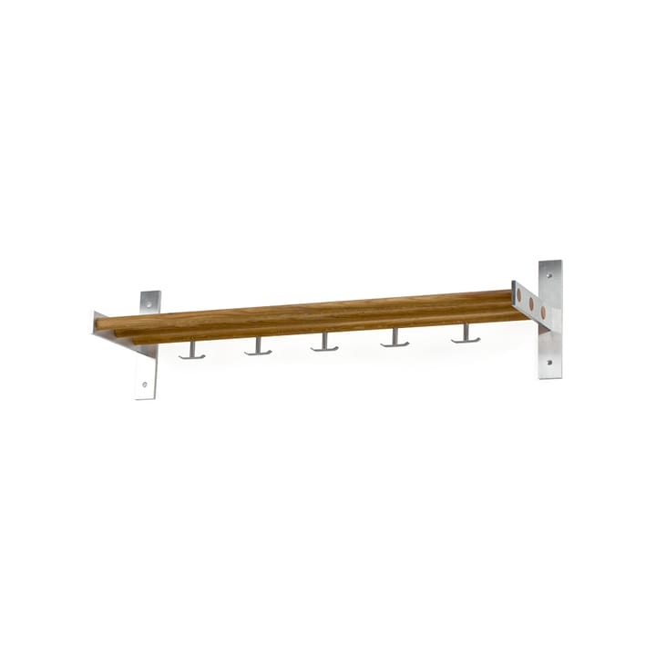 Hall シェルフ 4 - Oiled oak, aluminium stand - Scherlin