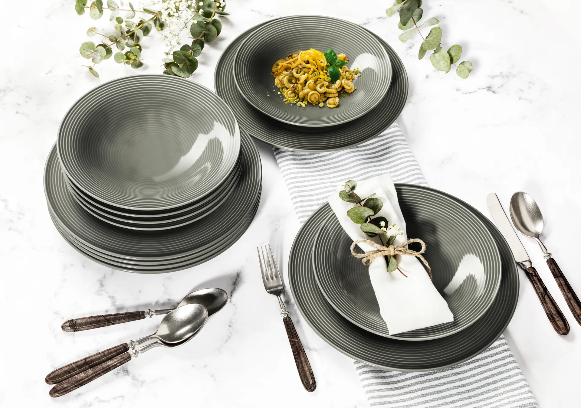 Beat サービスセット 12点, Pearl grey Seltmann Weiden