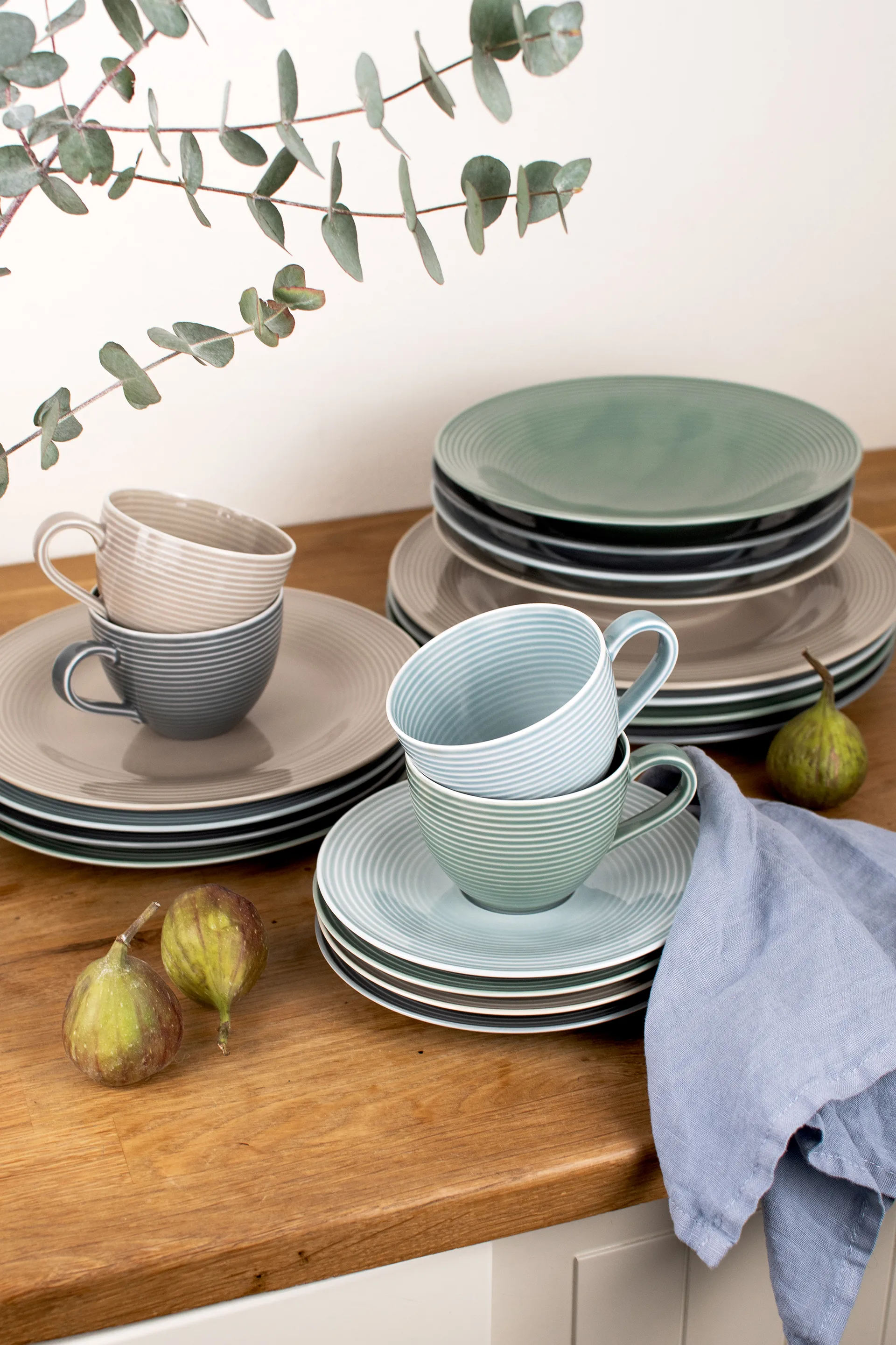 Beat サービスセット 12点, Pearl grey Seltmann Weiden