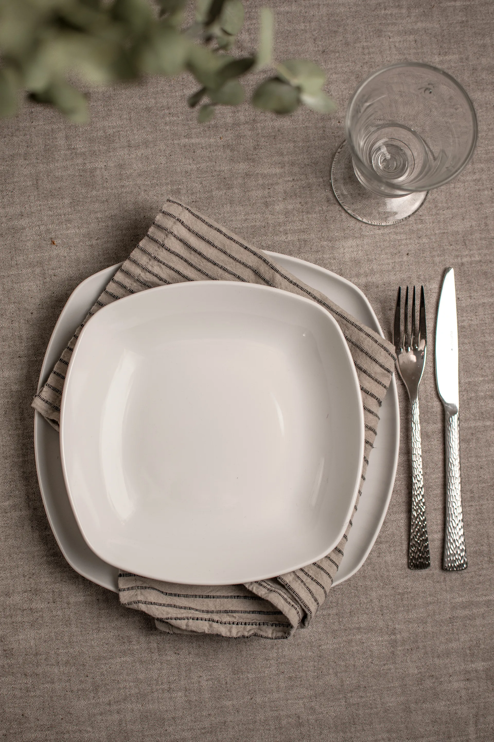 Lido サービスセット スクエア 12点, White Seltmann Weiden