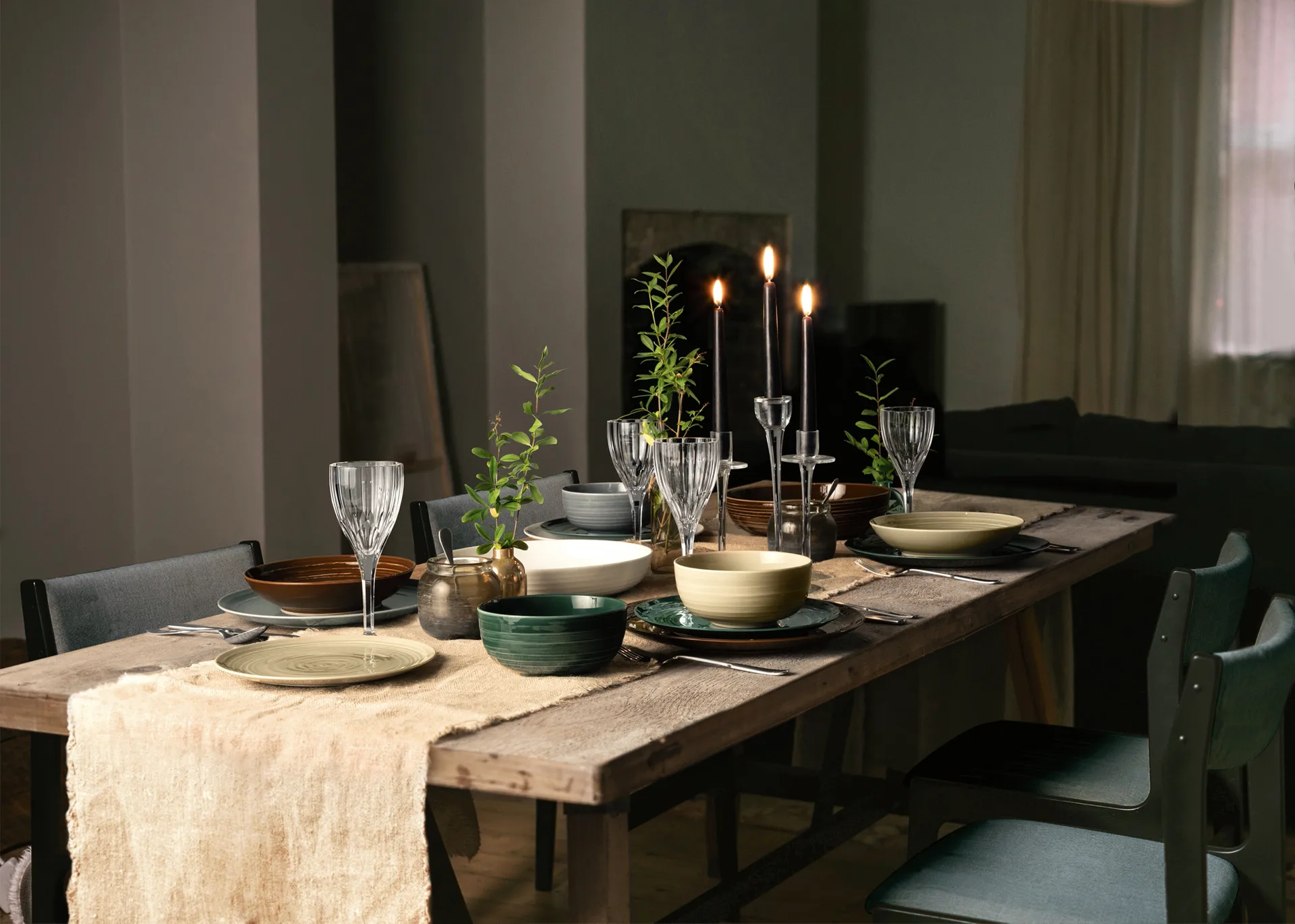 Terra コーヒーソーサー Ø12 cm 6個, Moss Green Seltmann Weiden