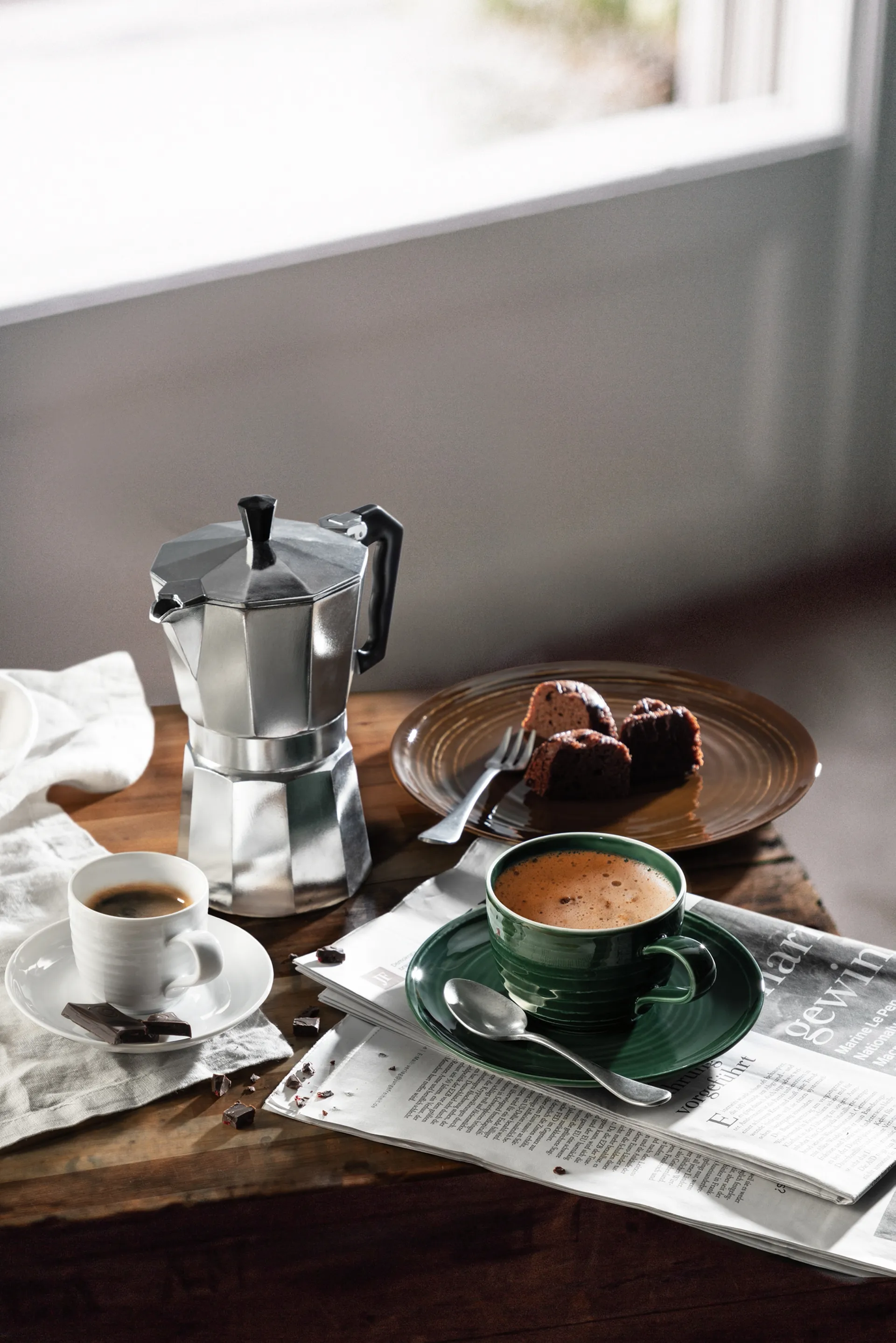 Terra コーヒーソーサー Ø16.1 cm 6個, Earth Brown Seltmann Weiden