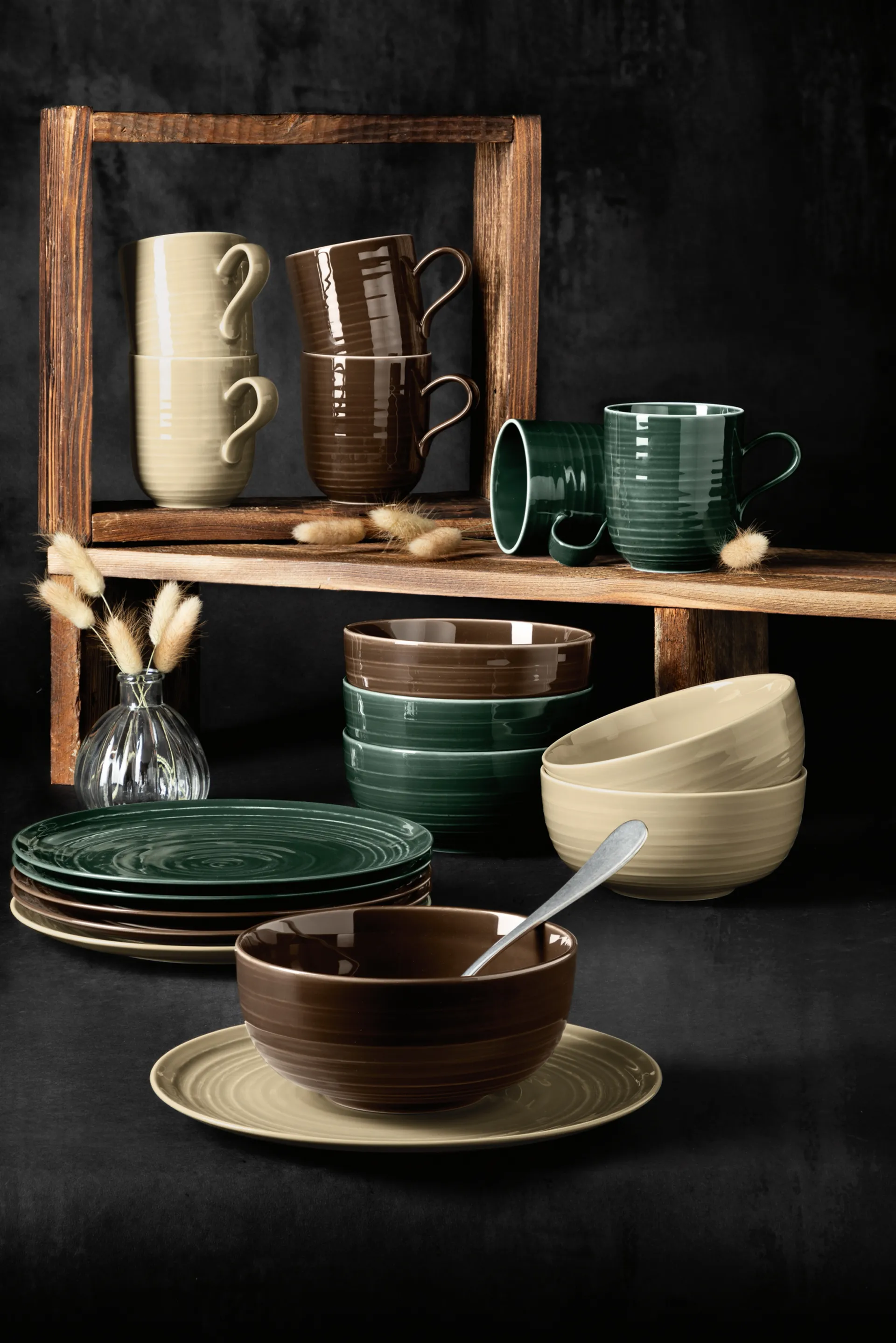 Terra プレート Ø22.7 cm 6枚, Earth Brown Seltmann Weiden