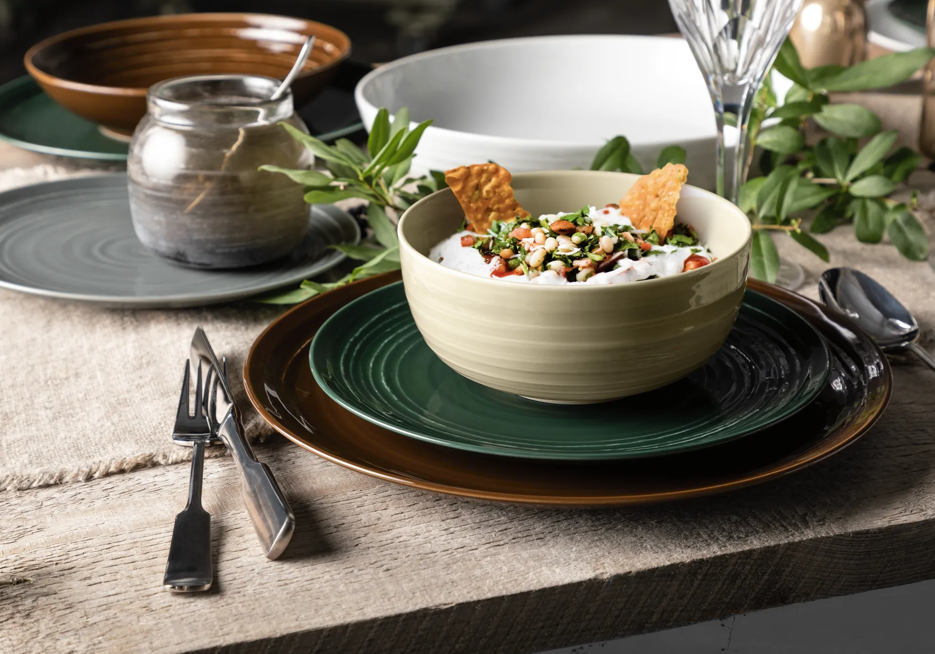 Terra プレート Ø27.8 cm 6枚, Moss Green Seltmann Weiden