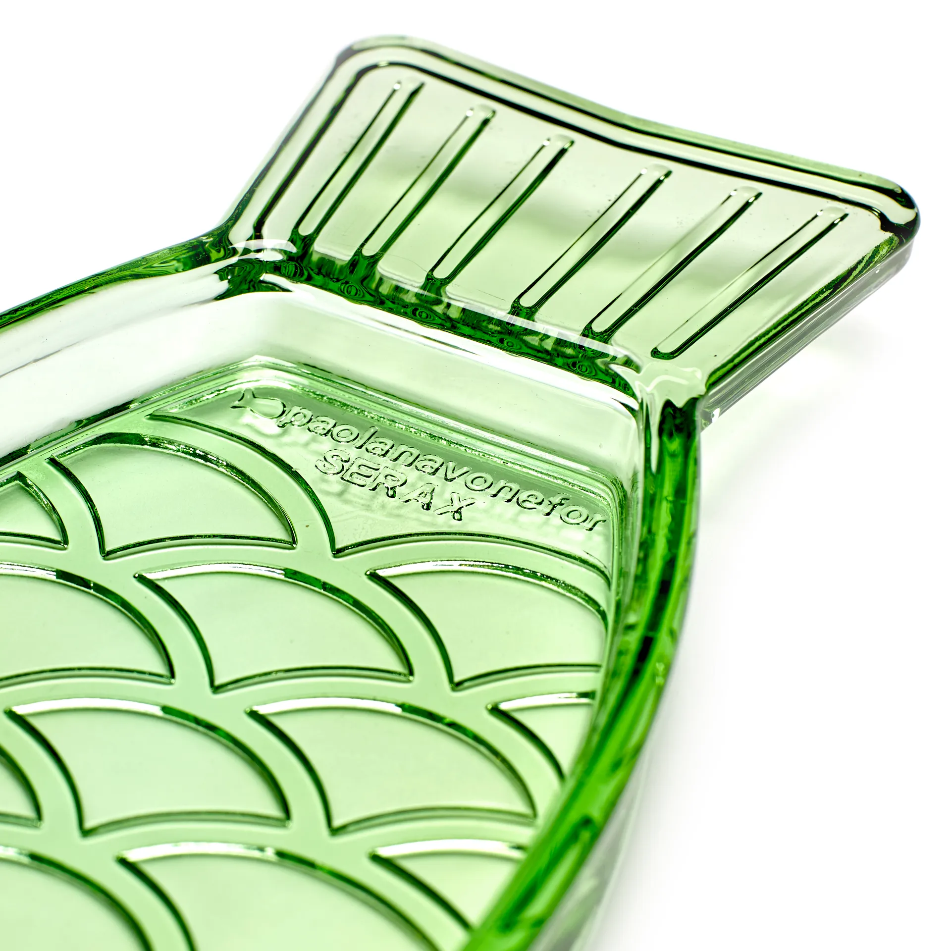 Fish and Fish プレート 10x23 cm, green Serax | セラックス