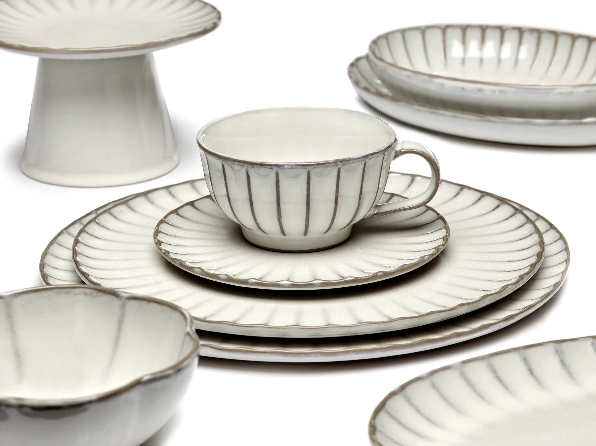 Inku カプチーノカップ 20 cl, White Serax | セラックス