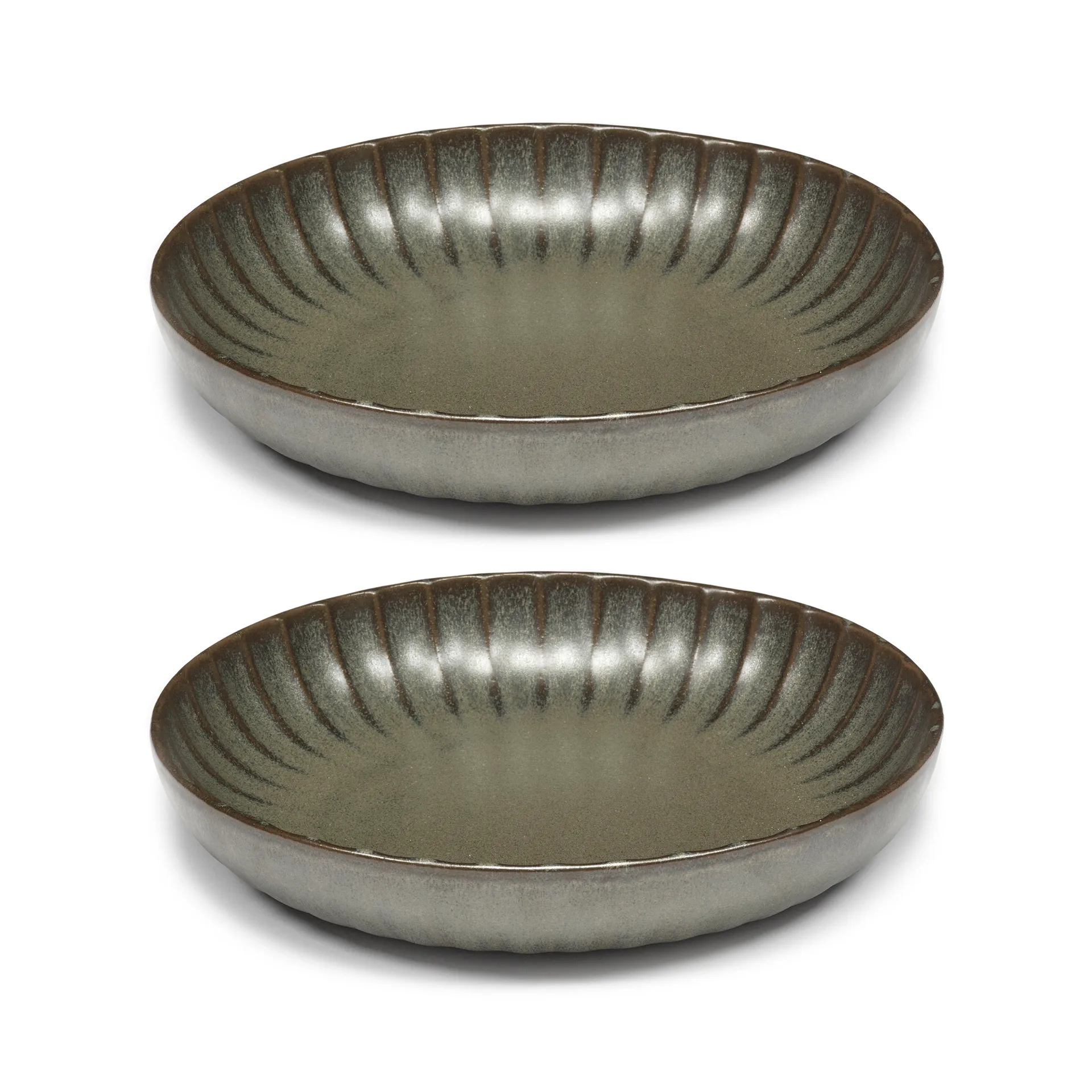 Inku ハイプレート L Ø23 cm 2枚セット, Green Serax | セラックス