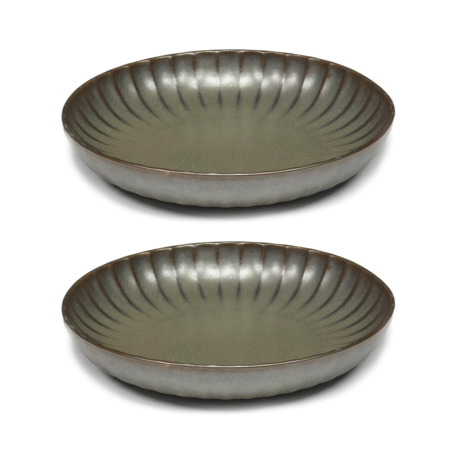 Inku ハイプレート M Ø21 cm 2枚セット, Green Serax | セラックス