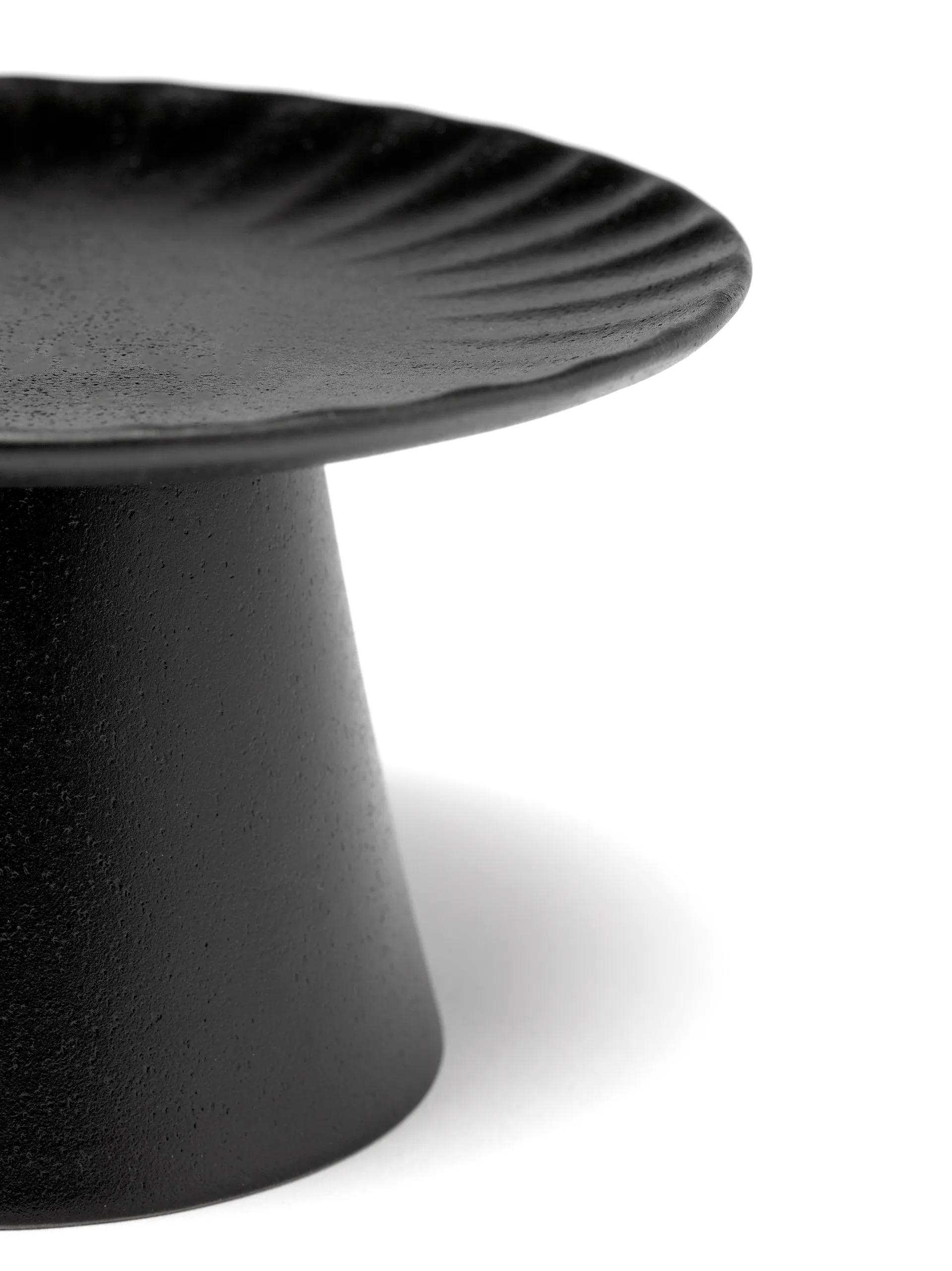 Inku ケーキプレート S 15 cm, Black Serax | セラックス