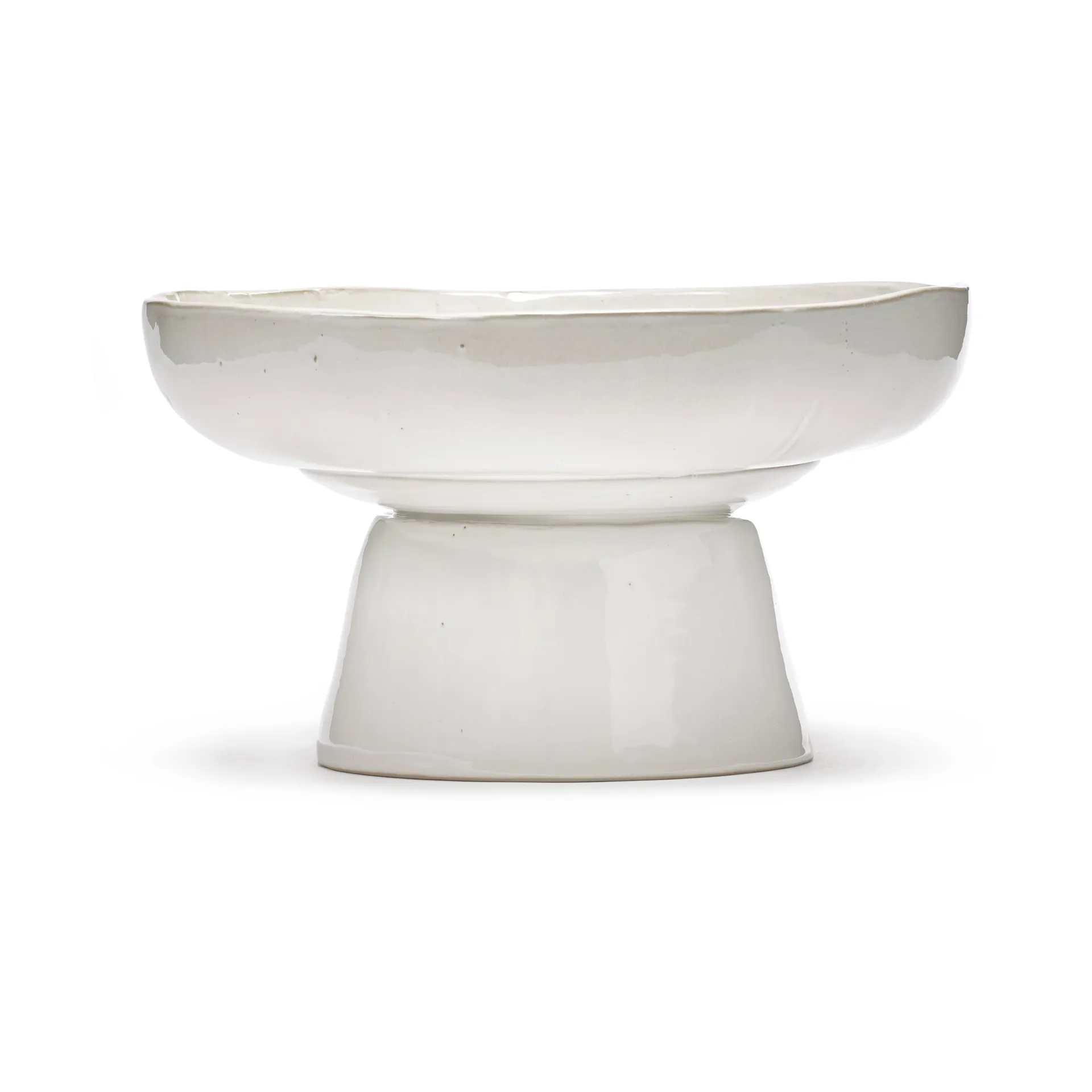 La Mère サービングトレイ 脚付き Ø31 cm, Off white Serax | セラックス