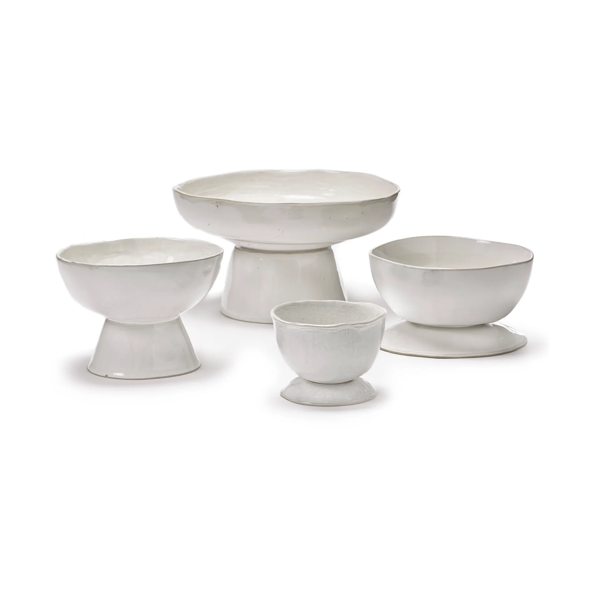 La Mère サービングトレイ 脚付き Ø31 cm, Off white Serax | セラックス