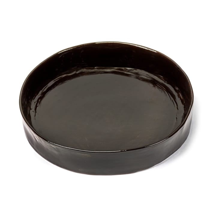 La Mère ディーププレート L Ø25 cm, Dark brown Serax | セラックス