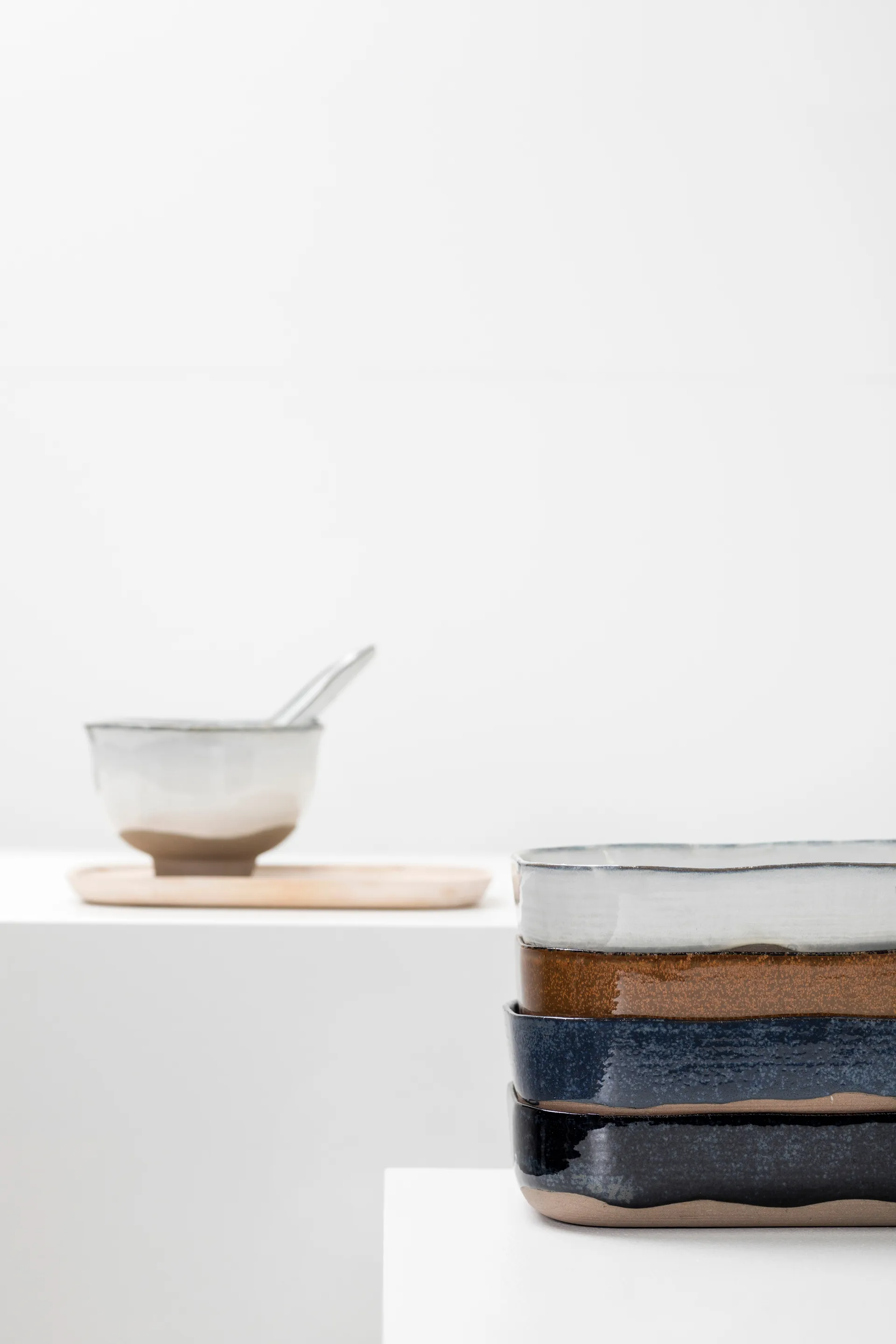 La Nouvelle Table エクストラディープソーサー No5 L 4枚, Brown Serax | セラックス