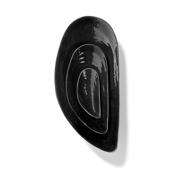 Les Objets Mouleversants Marcel ボウル S 7.5x17.5 cm, Black Serax | セラックス