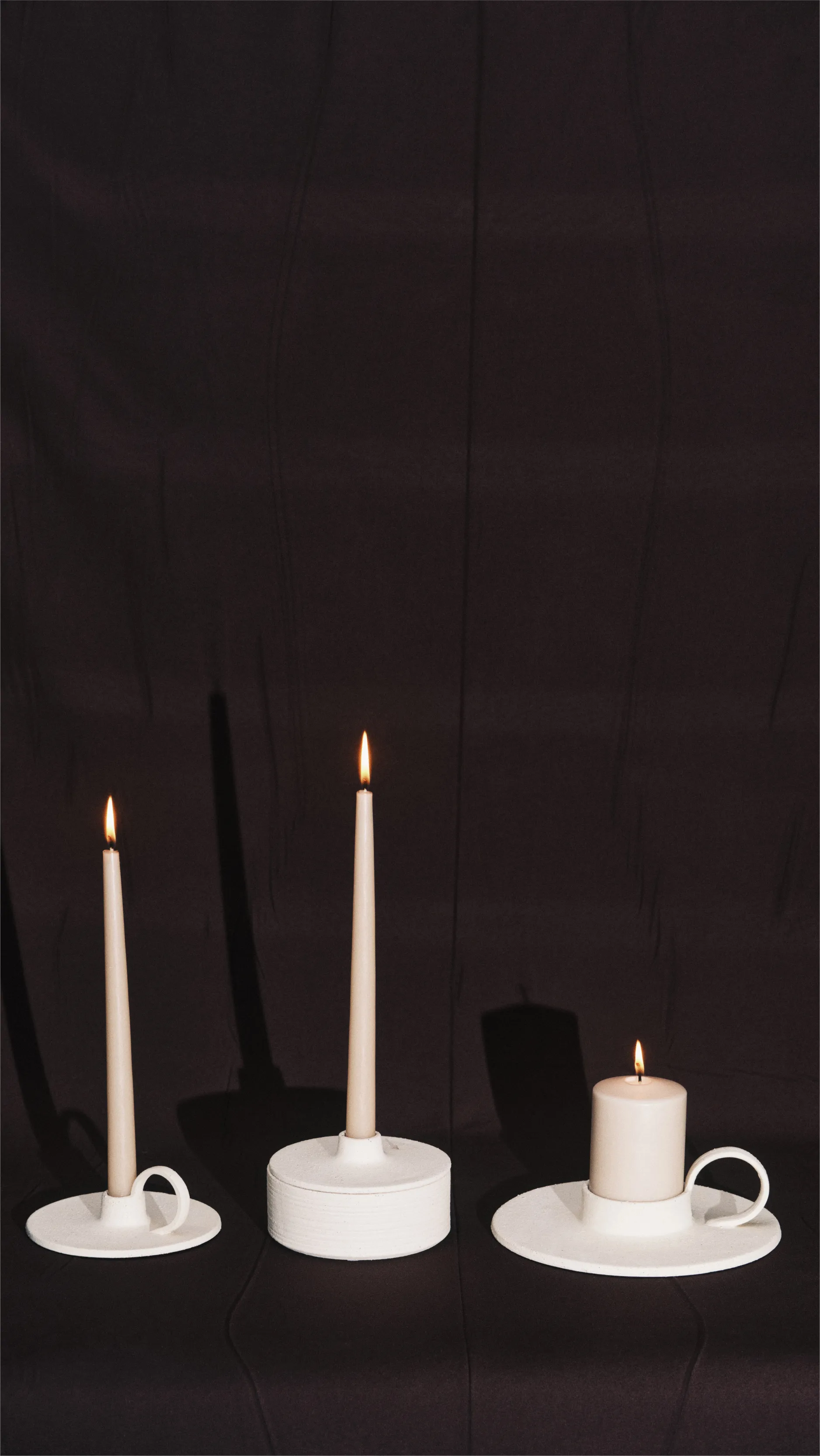 Mira キャンドルスティック L, Beige Serax | セラックス