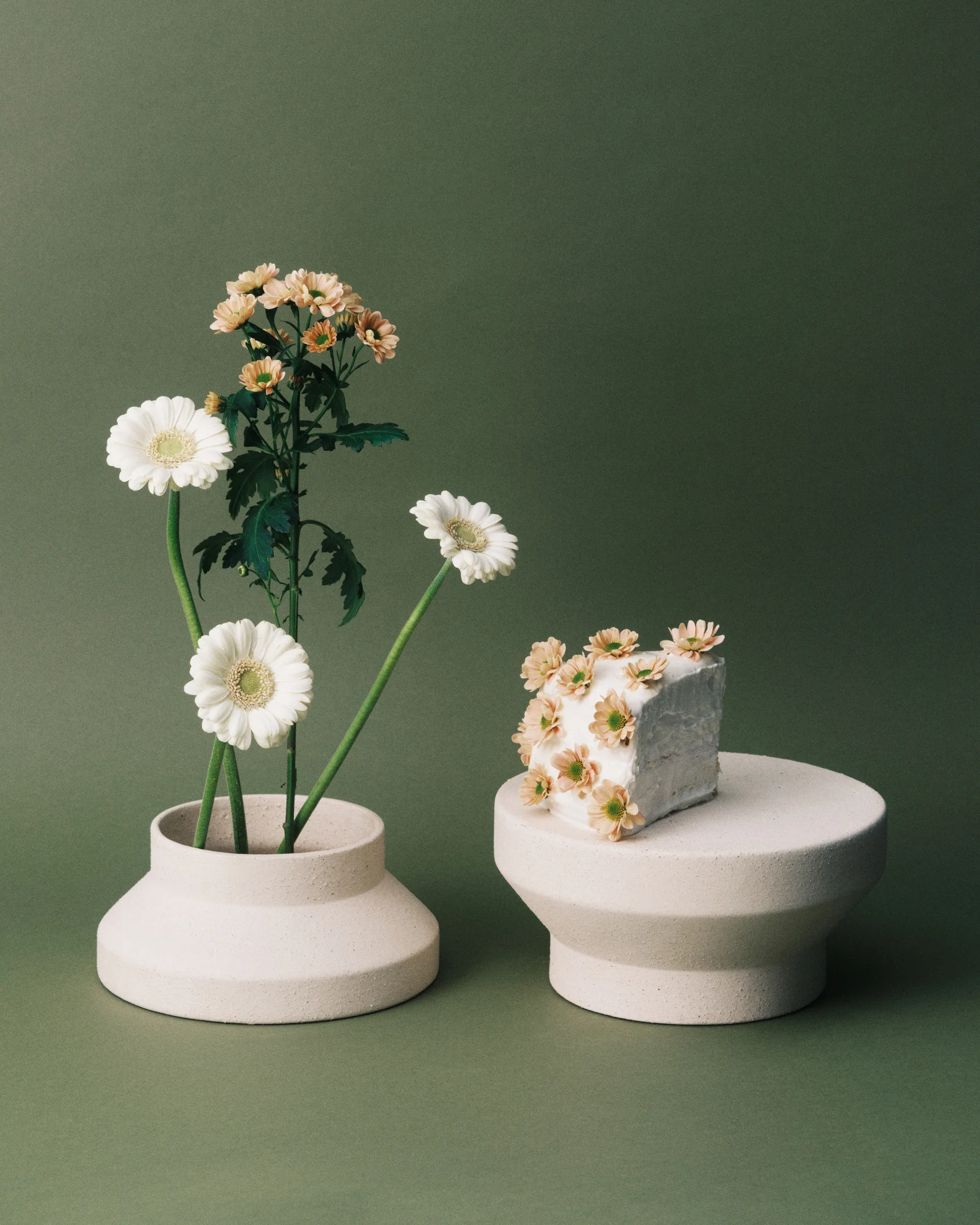 Mira 花瓶/ケーキスタンド S, Beige Serax | セラックス