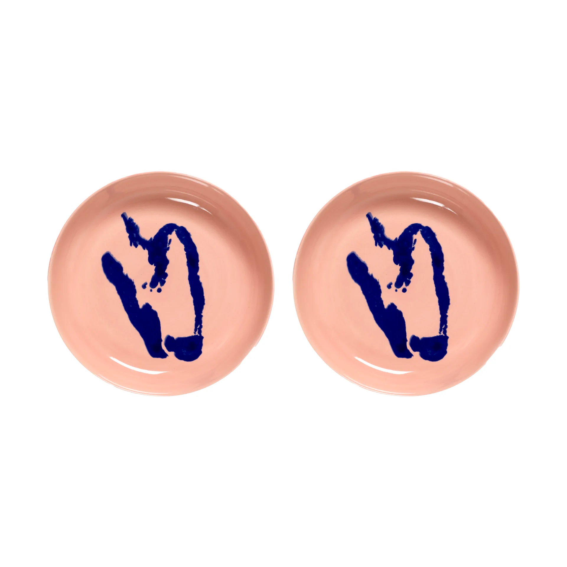 Ottolenghi Feast ディーププレート Ø22 cm 2枚セット, Pink-pepper blue Serax | セラックス