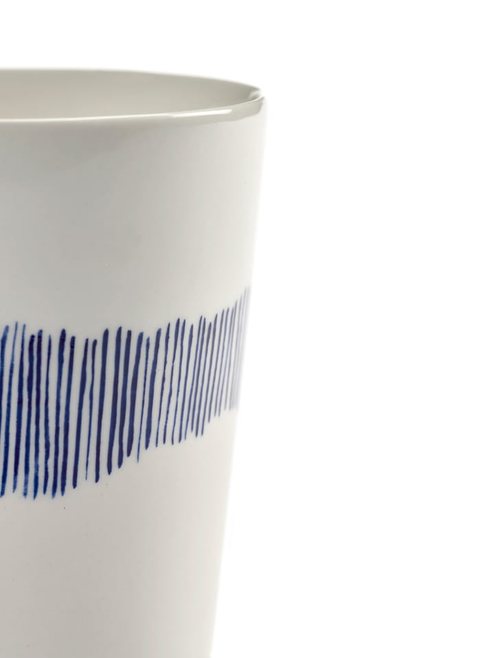 Ottolenghi Feast ティーカップ 33 cl 4個セット, White stripes-blue Serax | セラックス