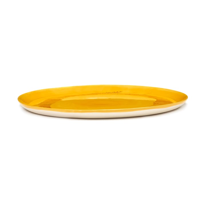 Ottolenghi Feast サービングプレート Ø35 cm, Yellow stripes-red Serax | セラックス