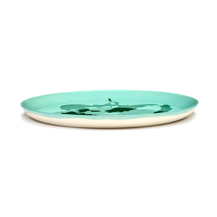 Ottolenghi Feast プレート L Ø26,5 cm 2枚, Azure-pepper green Serax | セラックス