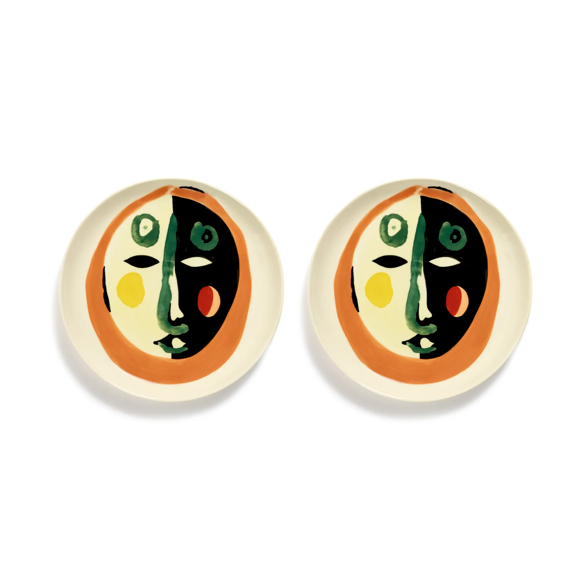 Ottolenghi Feast プレート M Ø22 cm 2枚, Face nr 1 Serax | セラックス