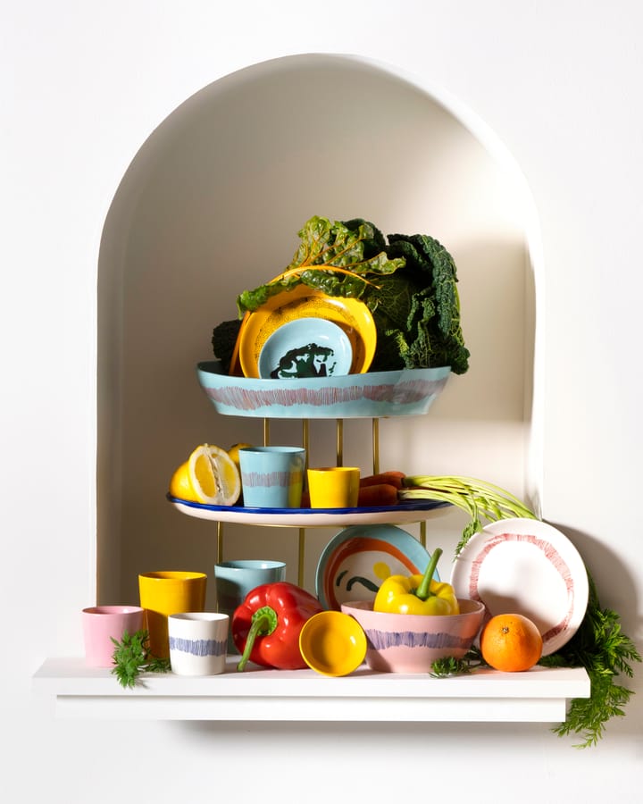 Ottolenghi Feast プレート XS Ø16 cm 4枚セット, Azure-artichoke green Serax | セラックス