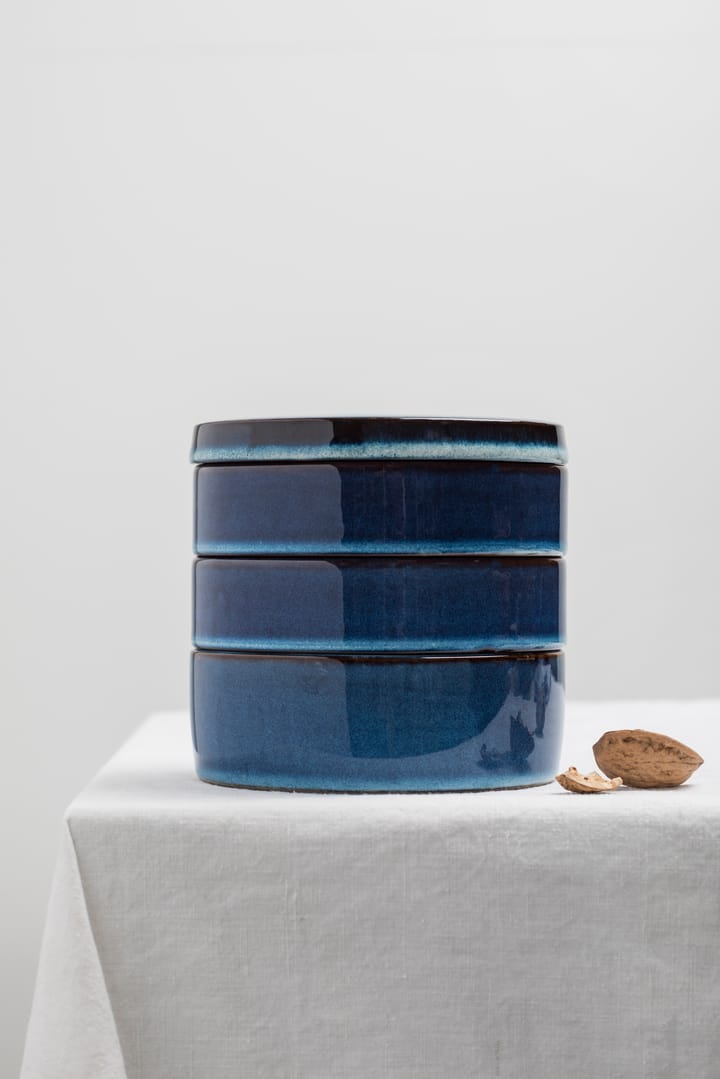 Pure ボウル 3ピース 重箱タイプ 14 cm, Dark blue Serax | セラックス