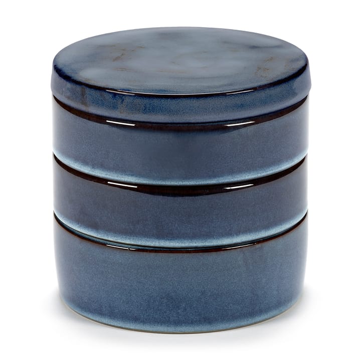 Pure ボウル 3ピース 重箱タイプ 14 cm - Dark blue - Serax | セラックス