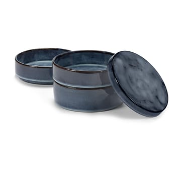 Pure ボウル 3ピース 重箱タイプ 14 cm - Dark blue - Serax | セラックス
