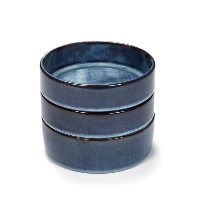 Pure ボウル 3ピース 重箱タイプ 14 cm, Dark blue Serax | セラックス