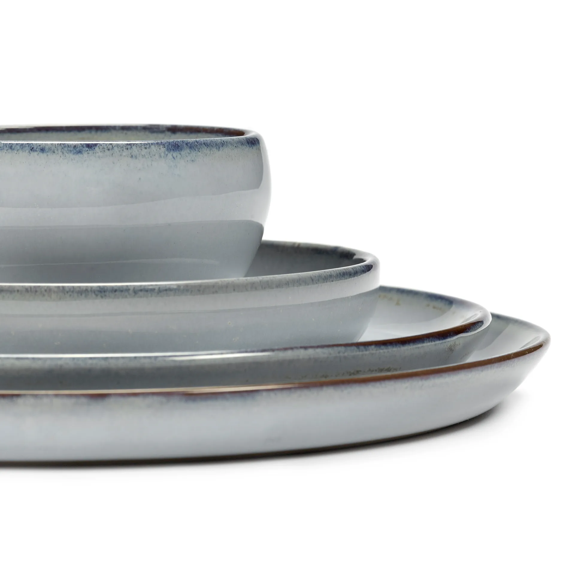 Pure ブル― グレーズ ボウル Ø9 cm, blue Serax | セラックス